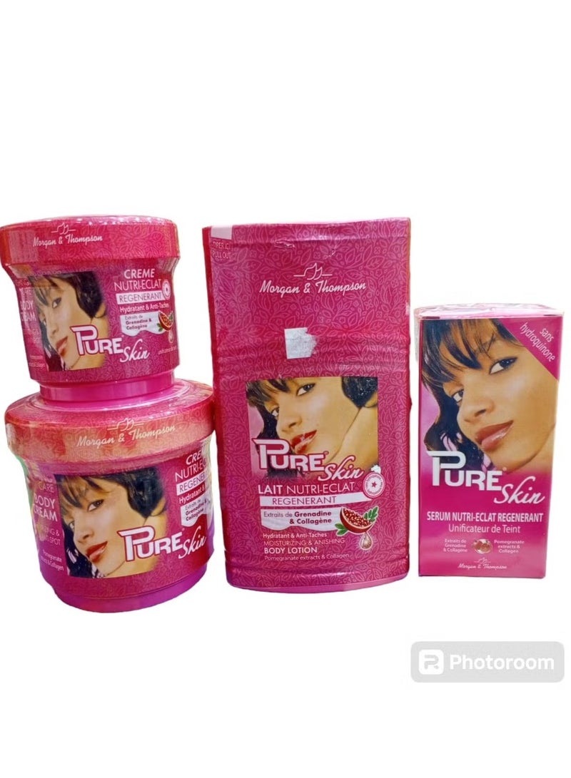 Pure Skin skin lightening kit 4 pieces